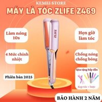 Máy duỗi tóc zlife, máy ép tóc uốn duỗi là thẳng làm xoăn, máy uốn tóc mini chính hãng Zlife
