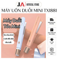 Máy Duỗi Uốn Mini TX1881 Đa Năng Tiện Lợi. Máy Tạo Kiểu Tóc Uốn Duỗi Nhỏ Gọn. Máy Duỗi Tóc Cho Nam, Nữ (JA OFFICIAL)