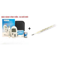 Máy đường huyết sinocare tặng 25 que ( bảo hành trọn đời lỗi đổi mới) tặng nhiệt kế thuỷ ngân kẹp nách