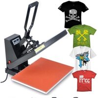 Máy ép áo chuyển nhiệt mậm thường khổ 40x60 màu đen