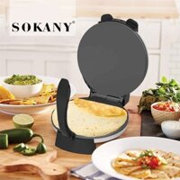 Máy ép bánh khô huế SOKANY 1500W làm nóng đều 2 mặt khuôn, bánh thơm ngon