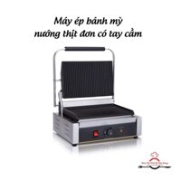 Máy ép bánh mỳ, nướng thịt đơn. Máy nướng bánh mì có tay cầm CAO CẤP, Bảo hành dài hạn