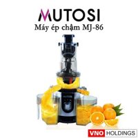 Máy ép chậm cao cấp Mutosi MJ-86 - Hàng chính hãng, công xuất cực lớn 200W, ép hoa quả, ép rau củ kiệt bã