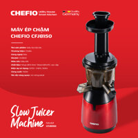 Máy ép chậm CHEFIO 150W - Chuẩn Đức - Máy Ép Trái Cây Cao Cấp ILIAN 400W, bảo hành 12 tháng