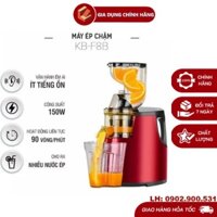 Máy ép chậm cổ rộng chính hãng Nineshield KB - F8B, Máy ép chậm trái cây hoa quả ép nguyên quả mạnh mẽ kiệt bã đến 97%