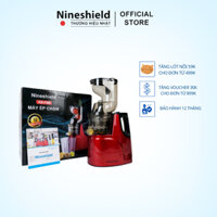 Máy Ép Chậm Cổ Rộng Ép Trái Cây Nineshield Ép Nguyên Quả Kiệt Bã Ép Cần Tây Rau Má Dễ Dàng, Làm Nước Ép - Model KBF8B