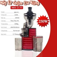 Máy Ép Chậm Cổ To, Máy Ép Chậm Misushita Suất 250W, Ép Nguyên Quả Chuyên Dùng Cho Ép Quán  Xay Sinh Tố