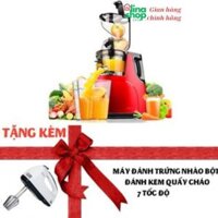 Máy ép chậm HONGXIN RH-312 ép rau củ hoa quả - Tặng máy đánh trứng nhào bột 7 tốc độ