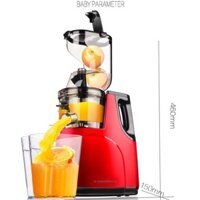 MÁY ÉP CHẬM HONGXIN RH-312 ÉP NGUYÊN QUẢ CỔ TO- Ép khỏe, kiệt 96%