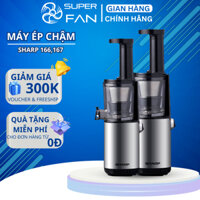 Máy Ép Chậm KS166, KS167 Ép Kiệt Bã, Vỏ Bọc Inox 304, Máy Ép Hoa Quả Mini, Máy Ép Nước Trái Cây- BẢO HÀNH CHÍNH HÃNG