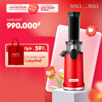 Máy Ép Chậm Mini 3S Lazychef - Máy Ép Trái Cây, Máy Làm Kem Hoa Quả, Tháo Lắp 3s, Công Nghệ Ép Lạnh