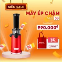 Máy Ép Chậm Mini 3S Lazychef - Máy Ép Trái Cây, Máy Làm Kem Hoa Quả, Tháo Lắp 3s, Công Nghệ Ép Lạnh