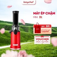 Máy Ép Chậm Mini 3S LC02ME Lazychef, Công Nghệ Ép Lạnh, Làm Kem Ép Trái Cây, Hàng Chính Hãng Bảo Hành 12 Tháng.