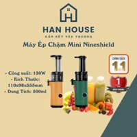 Máy Ép Chậm Mini Nineshield - Máy Ép Chậm Trái Cây được người dùng ưa chuộng - Lỗi 1 đổi 1, Chính Hãng Bảo Hành 12 Tháng