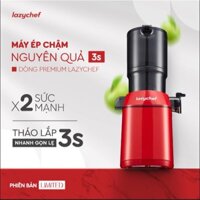 Máy Ép Chậm Nguyên Quả Lazychef 3S LC04ME Dòng Premium 200W, Máy Ép Trái Cây, Máy Làm Kem Hoa Quả