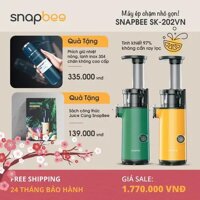 Máy ép chậm SnapBee – Máy ép SnapBee SK – 202VN – Máy ép trái cây SnapBee