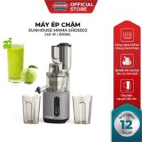 Máy ép chậm SUNHOUSE SHD5503 | Công suất 240W | Công nghệ lưới lọc PUREMAX | Ép kiệt bã