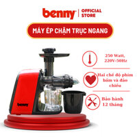 Máy Ép Chậm Trái Cây Benny Ép Siêu Kiệt BSJ-251W, 250W, ép hoa quả cứng, mềm, rau má, cần tây,…sử dụng cho gia đình