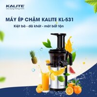 Máy ép chậm trái cây Hoa Quả Kalite KL 531 sở hữu vòng xoay đảo chiều thông minh giúp ép kiệt 98% lượng nước hoa quả