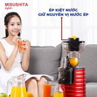 Máy Ép Chậm Trái Cây Misushita Thái Lan Công Xuất 250W Cổ Máy Siêu To Ép Rau Củ Qủa Nguyên Trái  Kiệt Bã, Bảo Hành 12 Th