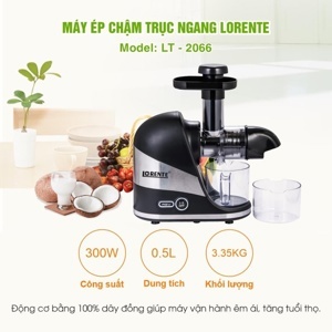 Máy ép chậm trục ngang Lorente LT-2066