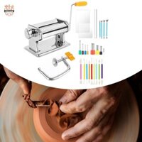 Máy ép đất sét Máy ép đất sét Chữ ký Máy trộn di động có thể điều chỉnh Máy lăn đất sét chuyên nghiệp để Scrapbooking