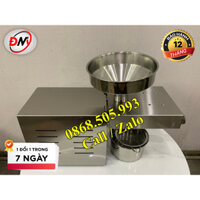 Máy ép dầu lạc, dầu gấc, dầu vừng, macca, sachi... mini gia đình năng 3-5 Kg/ giờ