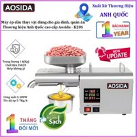 Máy ép dầu thực vật dùng cho gia đình, quán ăn. Thương hiệu Anh Quốc cao cấp Aosida - K28S. Ép kiệt 5-7kg/H