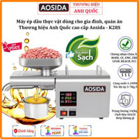 Máy Ép Dầu Thực Vật Nóng-Lạnh Thương Hiệu AOSIDA  Anh Quốc K28S, Công Suất 1100W - Nhập Khẩu