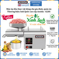 Máy Ép Dầu Thực Vật Nóng Và Lạnh Thương Hiệu Anh Quốc Aosida K28S 1100W - Năng Suất 5-7kg/giờ - Hàng Nhập Khẩu