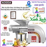 Máy ép dầu thực vật. Thương hiệu Anh Quốc cao cấp Aosida - WF-ZN168. Công suất 1800W