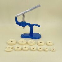 Máy ép đáy đồng hồ nhiều cỡ giá rẽ + 12 khuôn ép