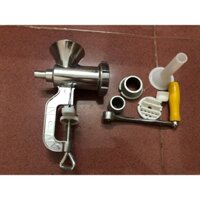 Máy ép đùn cám viên và xay thịt và rau củ, nhồi lòng quay tay-Máy xay đa di năng quay tay