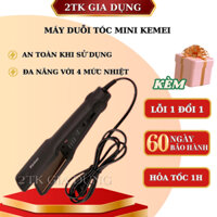 Máy Ép Duỗi Tóc Kemei Chính Hãng Có 4 Mức Nhiệt,Thanh Nhiệt Máy Kẹp Uốn Tóc Bằng Gốm TUAMALIN Giúp Nhanh Nóng