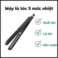 Máy ép duỗi tóc, là tóc, uốn xoăn tóc 5 mức chỉnh nhiệt 838/388