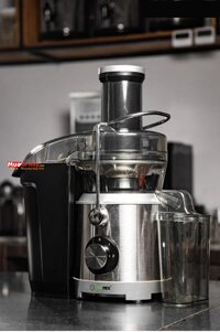 Máy ép hoa quả nhanh Promix FJ-04 ép trái cây công nghiệp tốc độ cao với thiết kế mới to khỏe chân giác mút chắc chắn lưỡi dao cắt khỏe cao cấp