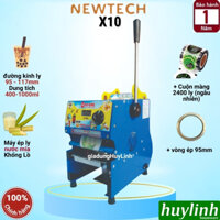 Máy ép ly nước mía khổng lồ 1 lít NT-One X10 - ly 400ml - 700ml - 800ml - 1000ml [Máy dập nắp cốc X10B1]