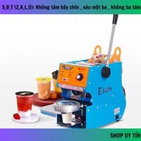 Máy ép miệng ly nhựa Eton D6 - Máy dán miệng ly - Máy dập nắp cốc nước mía, cốc trà sữa 380-500ml (40)