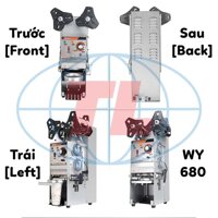 Máy Ép Miệng Ly Trà Sữa Tự Động Verly® WY-680