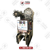 Máy ép miệng ly trà sữa tự động XM-9N nhanh chóng, đơn giản