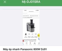 Máy ép nhanh Panasonic 800W DJ01