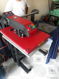 MÁY ÉP NHIỆT 40X40 THỦY LỰC KHÍ NÉN HƠI