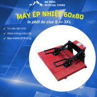 Máy ép nhiệt khổ 60x80 chuyên ép phôi áo size đến 3XL, thảm, tấm lót chuột...