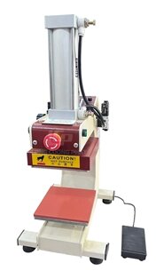 Máy ép nhiệt logo 15 x 15cm tự động ben hơi