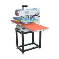 MÁY ÉP NHIỆT PHẲNG HƠI 60X80 KHÍ NÉN-2 MÂM