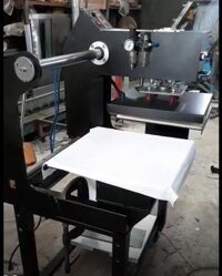 Máy ép nhiệt tự động 40×50 ; 40×60 đẩy đầu ,( 6 mâm ép ) lồng được áo