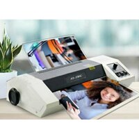 Máy ép nhựa A3 - 330C khổ A3 rulo xám chống dính ( bánh răng bằng kim loại )