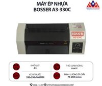 Máy ép nhựa BOSSER A3-330C
