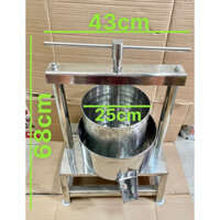 MÁY ÉP NƯỚC CỐT DỪA - THỰC PHẨM INOX 304 ( SIZE ĐẠI 24CM)