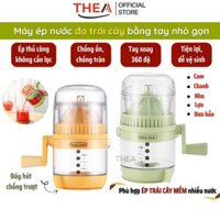 Máy ép nước trái cây mini, Máy ép hoa quả bằng tay, ép nước cam, chanh, lựu, dưa hấu, nho, trái cây mềm - THEA